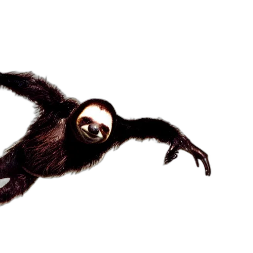 animal, creature, hair, mask, concept art, photorealistic, 3d render, portrait transparent PNG cut-out