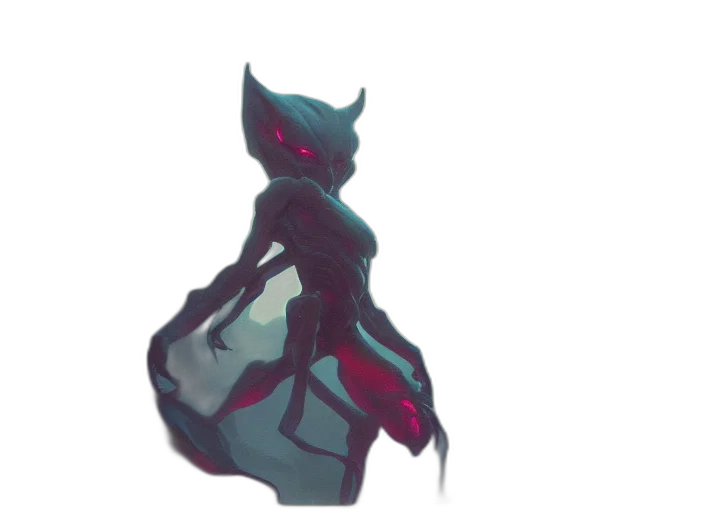 creature, mask, dress, crown, concept art, pixel art, fantasy art, 3d render transparent PNG cut-out