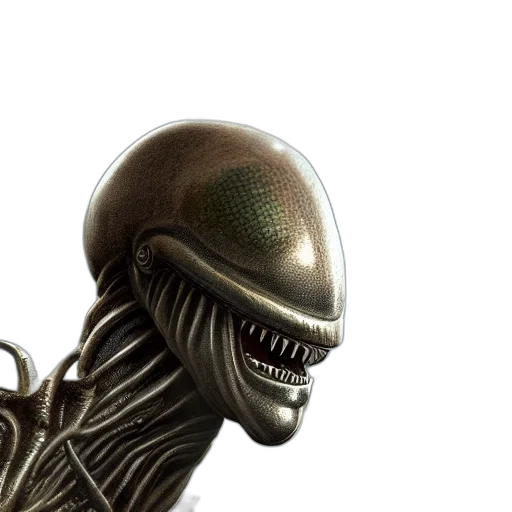creature, robot, mask, face transparent PNG cut-out