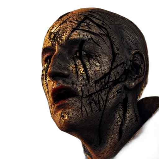 face, mask, creature, robot transparent PNG cut-out