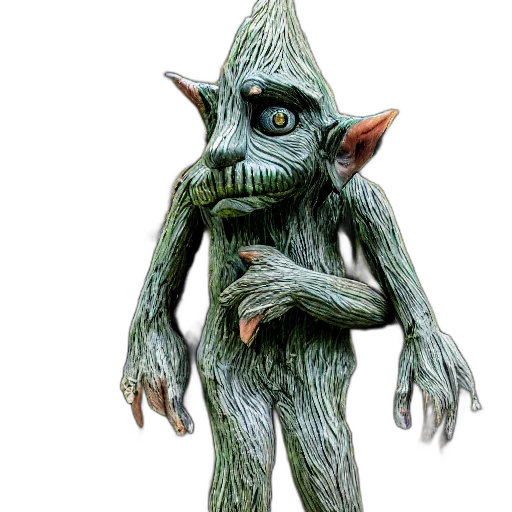 creature, staff, animal, mask, concept art, 3d render, fantasy art, photorealistic transparent PNG cut-out
