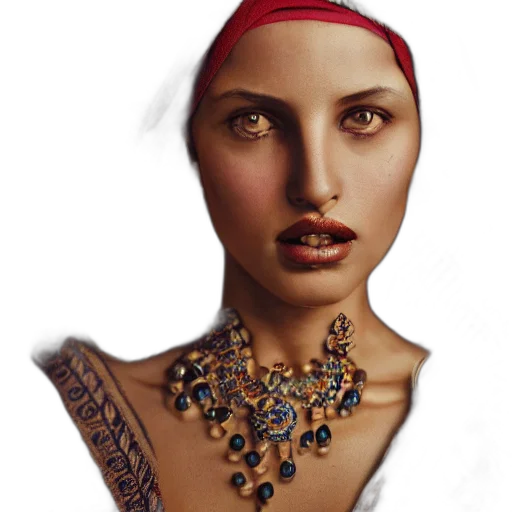 jewelry, crown, face, photorealistic transparent PNG cut-out