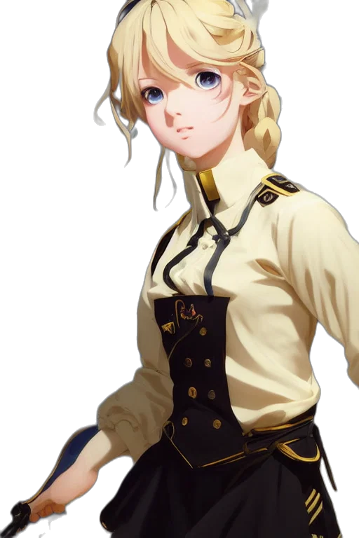 staff, crown, dress, jacket transparent PNG cut-out