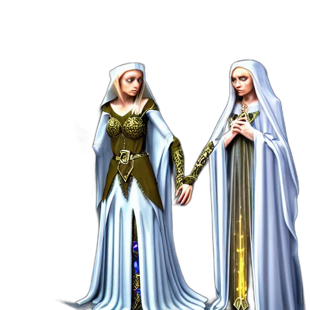 jewelry, concept art, fantasy art, 3d render, pixel art, golden, elf, queen transparent PNG cut-out