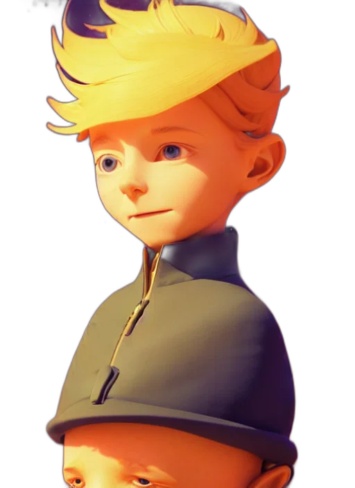 staff, face, crown, hat, 3d render, concept art, cartoon, anime transparent PNG cut-out