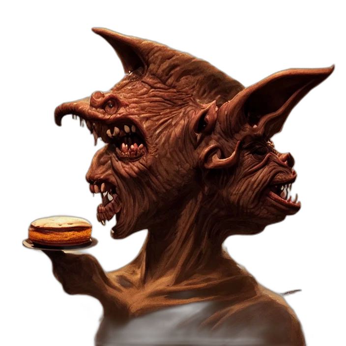 food, creature, face, staff transparent PNG cut-out