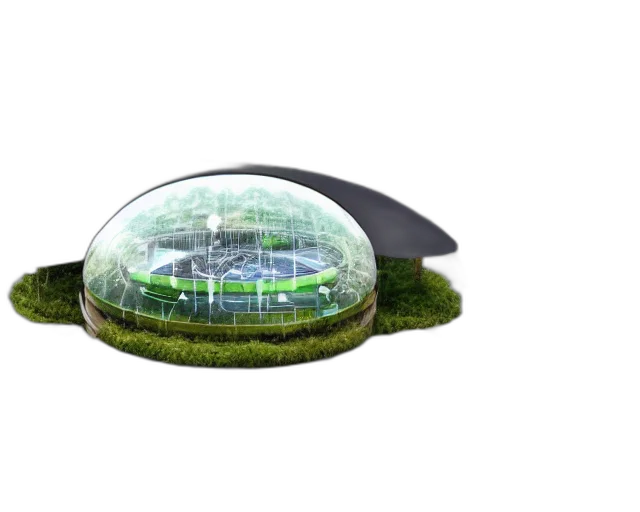 3d render, concept art, photorealistic, fantasy art, outer space, futuristic, innovation, modular transparent PNG cut-out