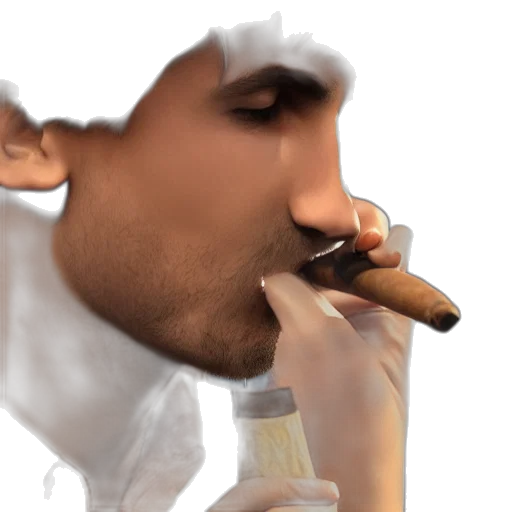 face, food, bottle, photorealistic transparent PNG cut-out