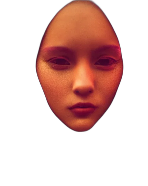 face, mask, robot, creature transparent PNG cut-out