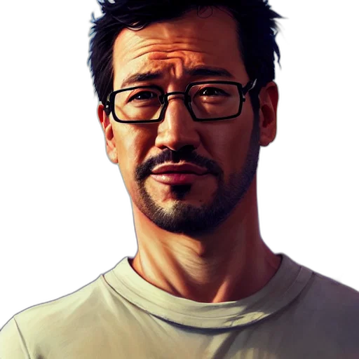 face, staff, photorealistic, comic book art transparent PNG cut-out