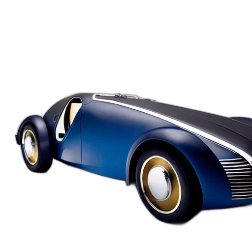 car, 3d render, concept art, photorealistic, futuristic, bugatti, type, atlantic transparent PNG cut-out