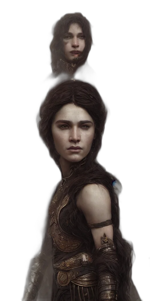 face, crown, dragon, staff transparent PNG cut-out