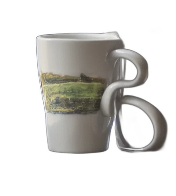 photorealistic, photo, close, mug, sunny, windowsill transparent PNG cut-out