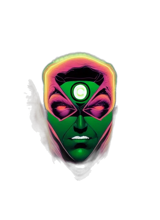 mask, face, creature, robot transparent PNG cut-out