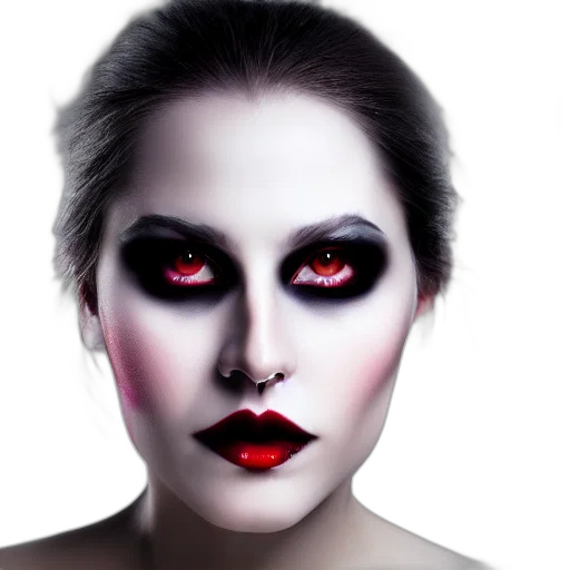 face, mask, creature, photorealistic transparent PNG cut-out