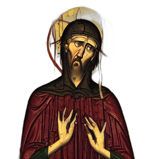 face, pixel art, concept art, photorealistic transparent PNG cut-out