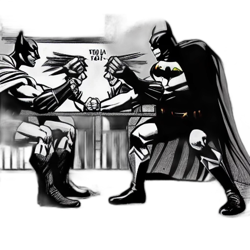 comic book art, concept art, fantasy art, cartoon transparent PNG cut-out