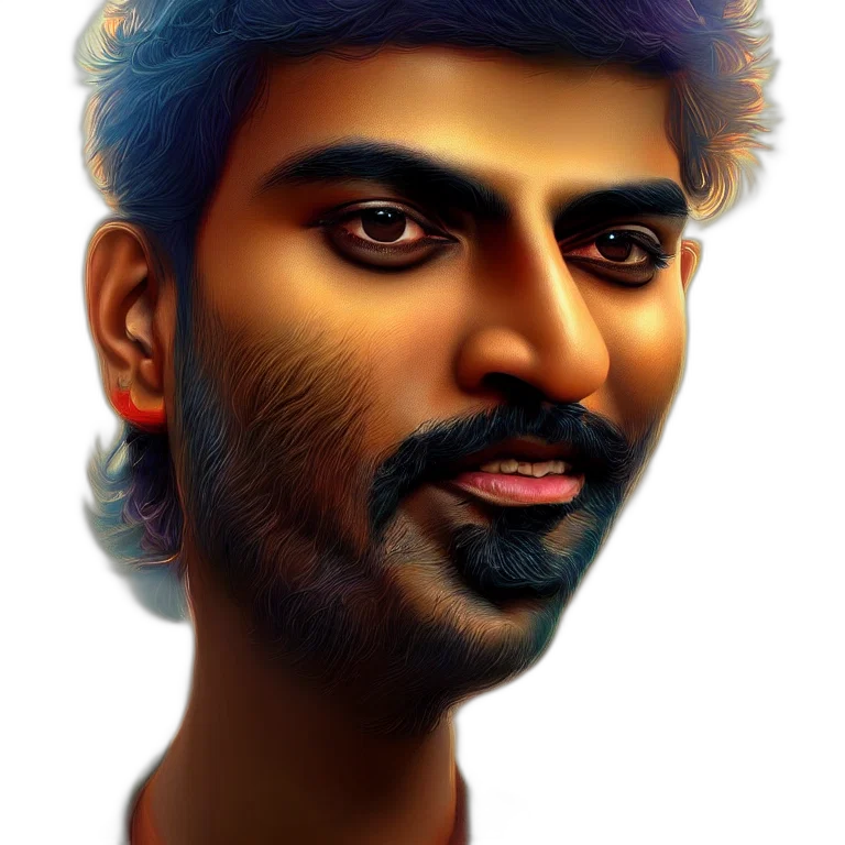 face, cartoon, oil painting, photorealistic, watercolor, blue, epic, professional transparent PNG cut-out