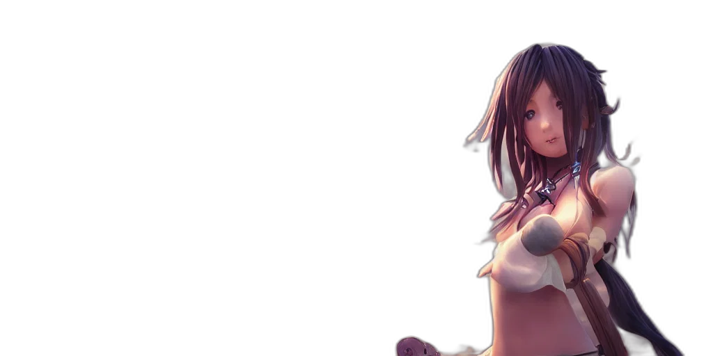 dress, weapon, photorealistic, anime transparent PNG cut-out