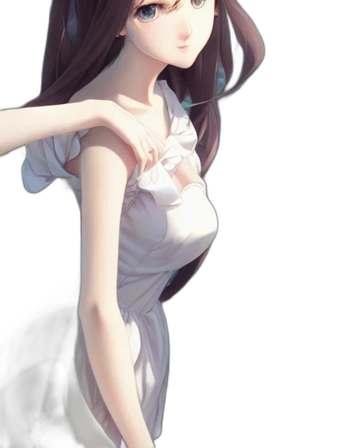 dress, face, staff, robot transparent PNG cut-out