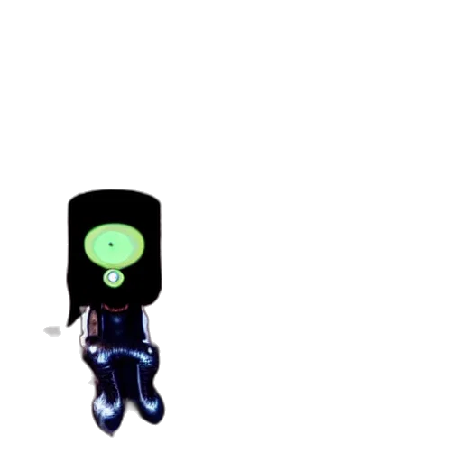 robot, creature, staff, pixel art transparent PNG cut-out