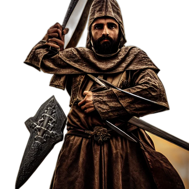 sword, staff, weapon, fantasy art, concept art, photorealistic, 3d render, earth tones transparent PNG cut-out