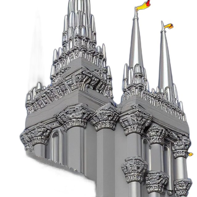 crown, building, 3d render, concept art, photorealistic, pixel art, beautiful, castle transparent PNG cut-out