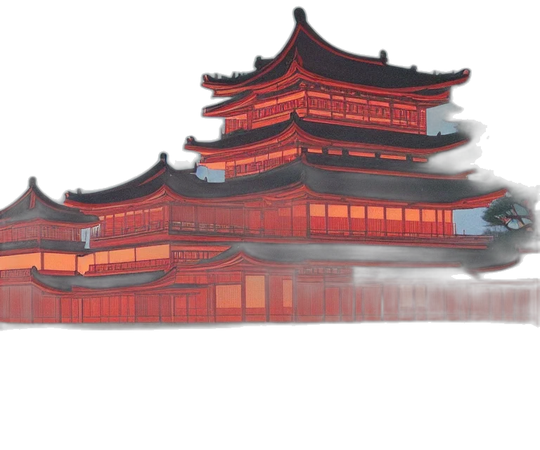 building, dragon, concept art, photorealistic transparent PNG cut-out