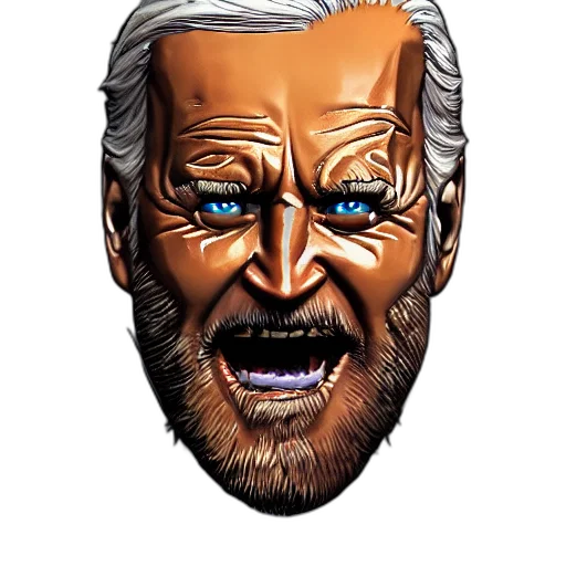 face, mask, comic book art, cartoon transparent PNG cut-out