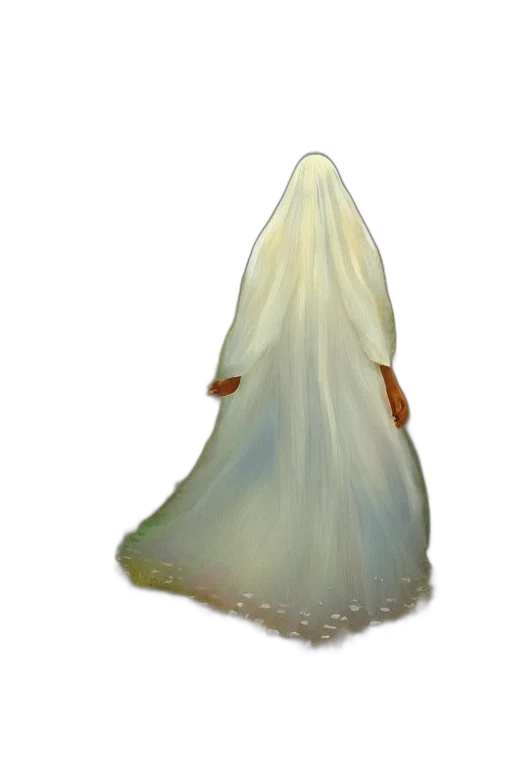 dress, hair, crown, hat, concept art, watercolor, fantasy art, 3d render transparent PNG cut-out
