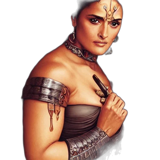jewelry, face, fantasy art, concept art transparent PNG cut-out