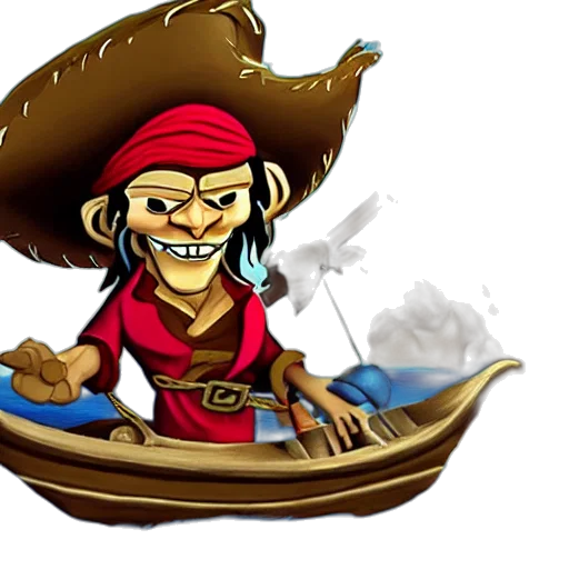 staff, concept art, cartoon, monkey, island, game, guybrush, swordfighting transparent PNG cut-out