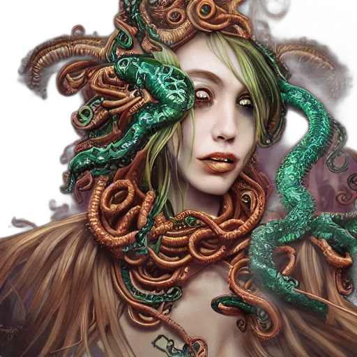 creature, dragon, jewelry, hair transparent PNG cut-out