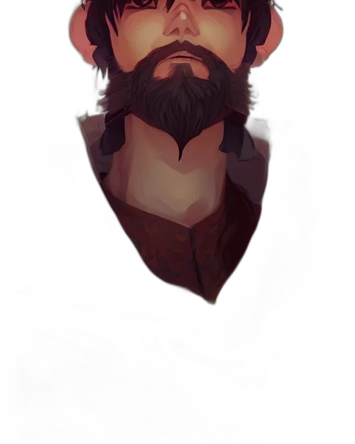 face, staff, mask, crown, fantasy art, concept art, pixel art, watercolor transparent PNG cut-out