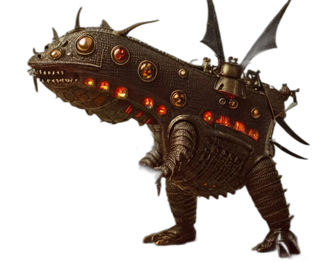 dragon, creature, animal, weapon transparent PNG cut-out