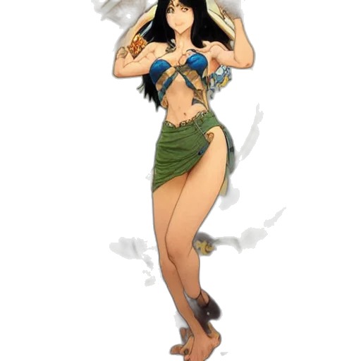 dress, staff, fantasy art, concept art transparent PNG cut-out