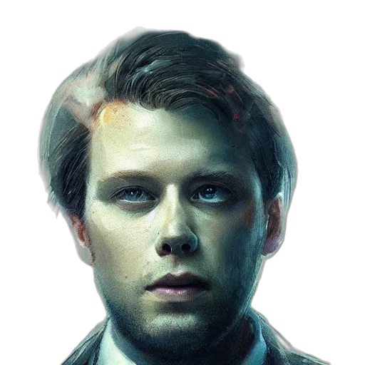 face, mask, robot, jacket, photorealistic, comic book art, concept art, oil painting transparent PNG cut-out