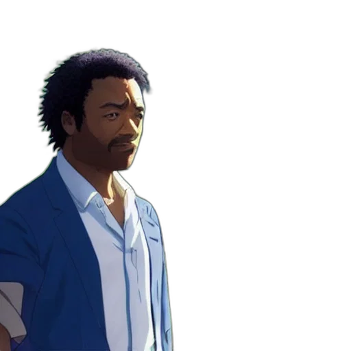 staff, jacket, face, concept art transparent PNG cut-out