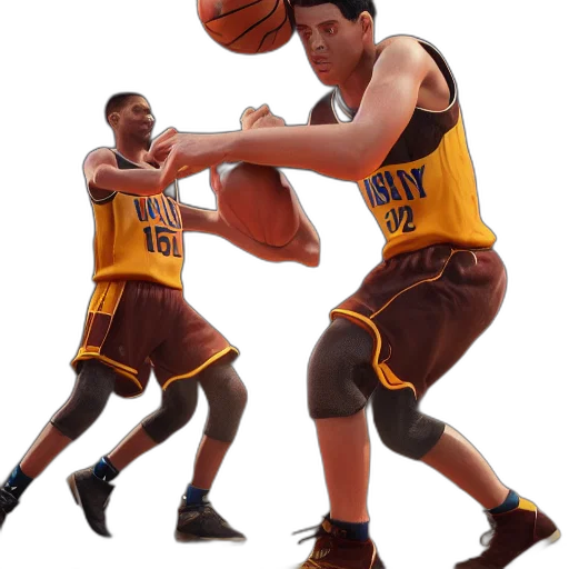 3d render, concept art, photorealistic, steve, curry, basketball, player, beautiful transparent PNG cut-out