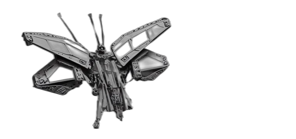 weapon, robot, sword, jacket transparent PNG cut-out