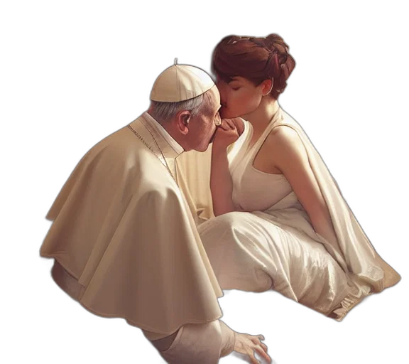 dress, photorealistic, concept art, oil painting, pixel art, fire, photography, pope transparent PNG cut-out