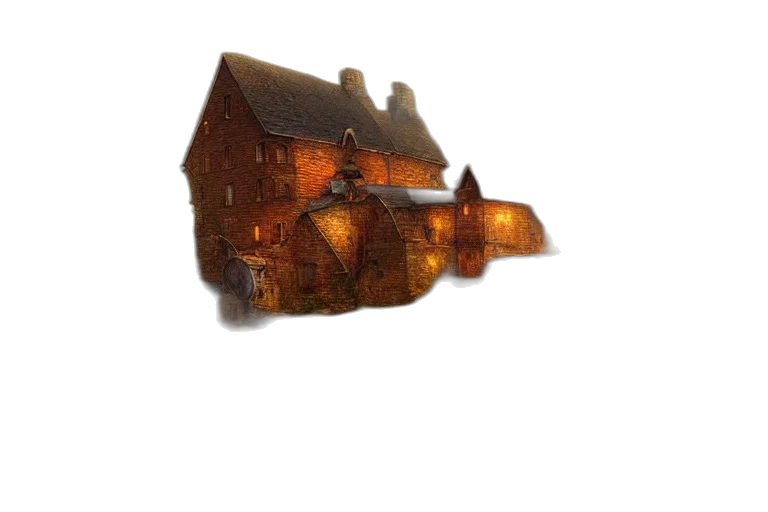 building, weapon, furniture, umbrella, 3d render, photorealistic, concept art, fantasy art transparent PNG cut-out