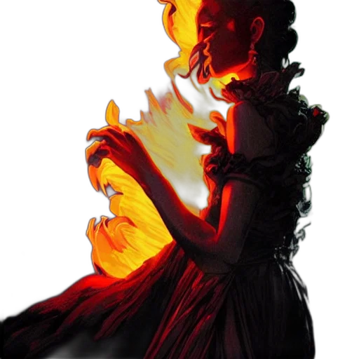 dress, crown, mask, concept art transparent PNG cut-out