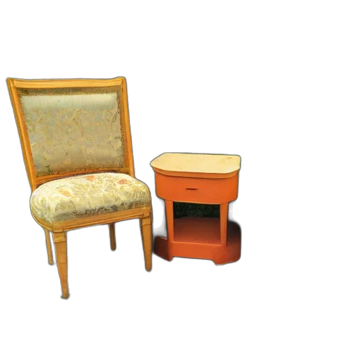 furniture, 3d render, photorealistic, side, road transparent PNG cut-out