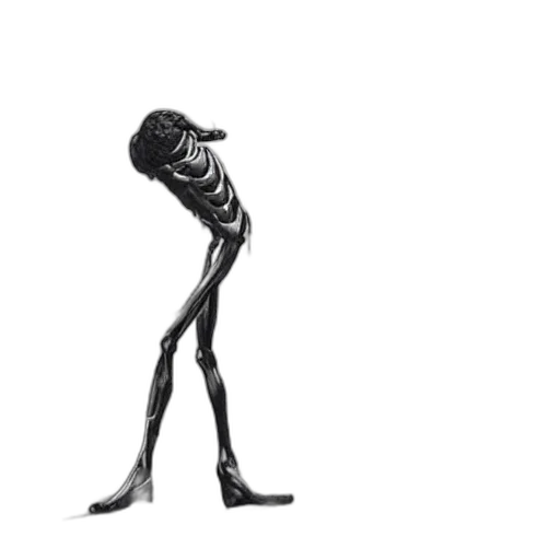 creature, robot, animal, staff, concept art, 3d render, photorealistic, brutalitst transparent PNG cut-out