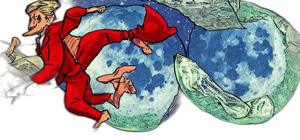 comic book art, concept art, outer space, underwater transparent PNG cut-out