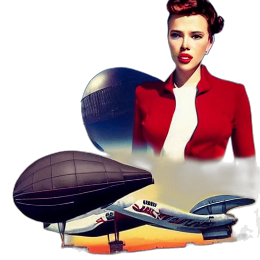 jacket, concept art, photorealistic, 3d render, comic book art, outer space, scarlett, johansson transparent PNG cut-out