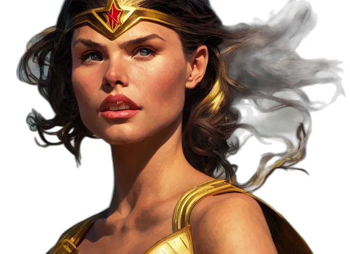 comic book art, concept art, fantasy art, photorealistic transparent PNG cut-out