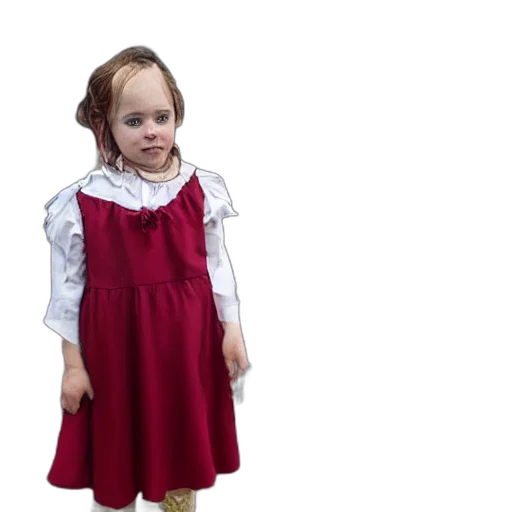 dress, face, robot, photorealistic transparent PNG cut-out
