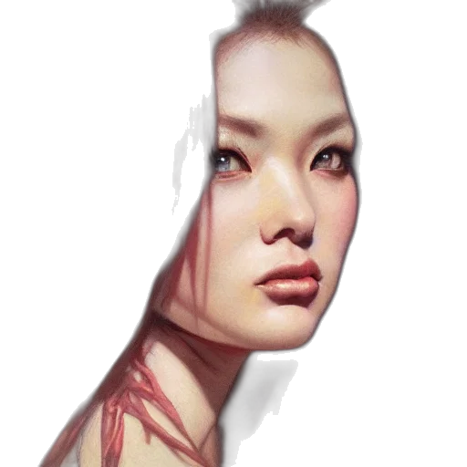 face, robot, dress, jewelry transparent PNG cut-out